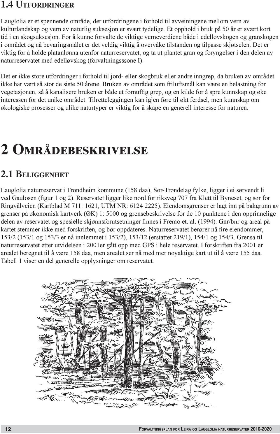 For å kunne forvalte de viktige verneverdiene både i edelløvskogen og granskogen i området og nå bevaringsmålet er det veldig viktig å overvåke tilstanden og tilpasse skjøtselen.