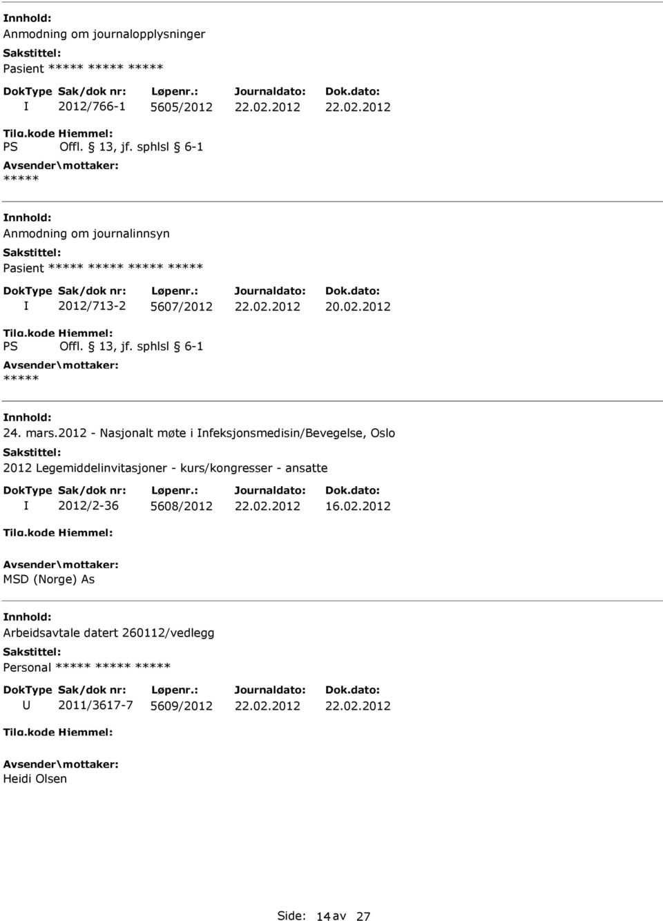 2012 - Nasjonalt møte i nfeksjonsmedisin/bevegelse, Oslo 2012 Legemiddelinvitasjoner -