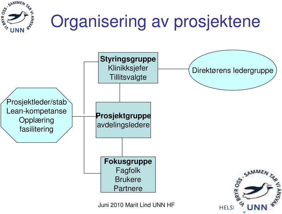 Lean-kompetanse Opplæring fasilitering Prosjektgruppe