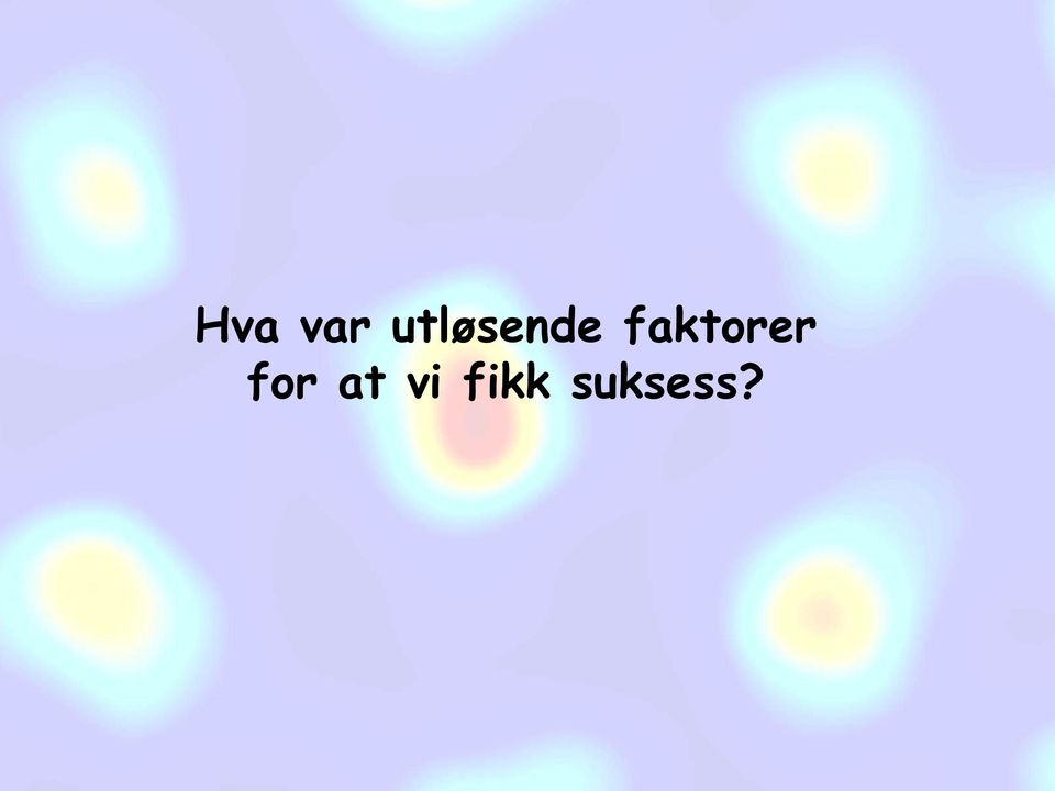 faktorer for