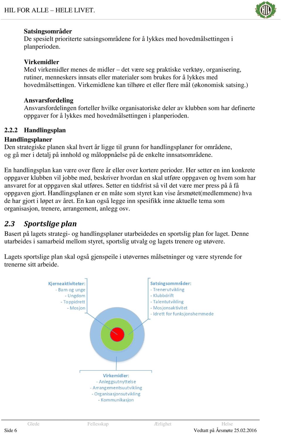 Virkemidlene kan tilhøre et eller flere mål (økonomisk satsing.