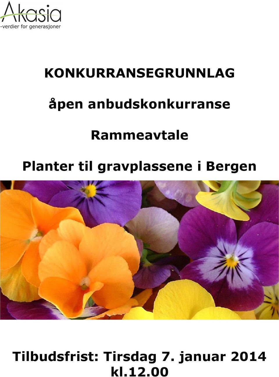 Planter til gravplassene i Bergen