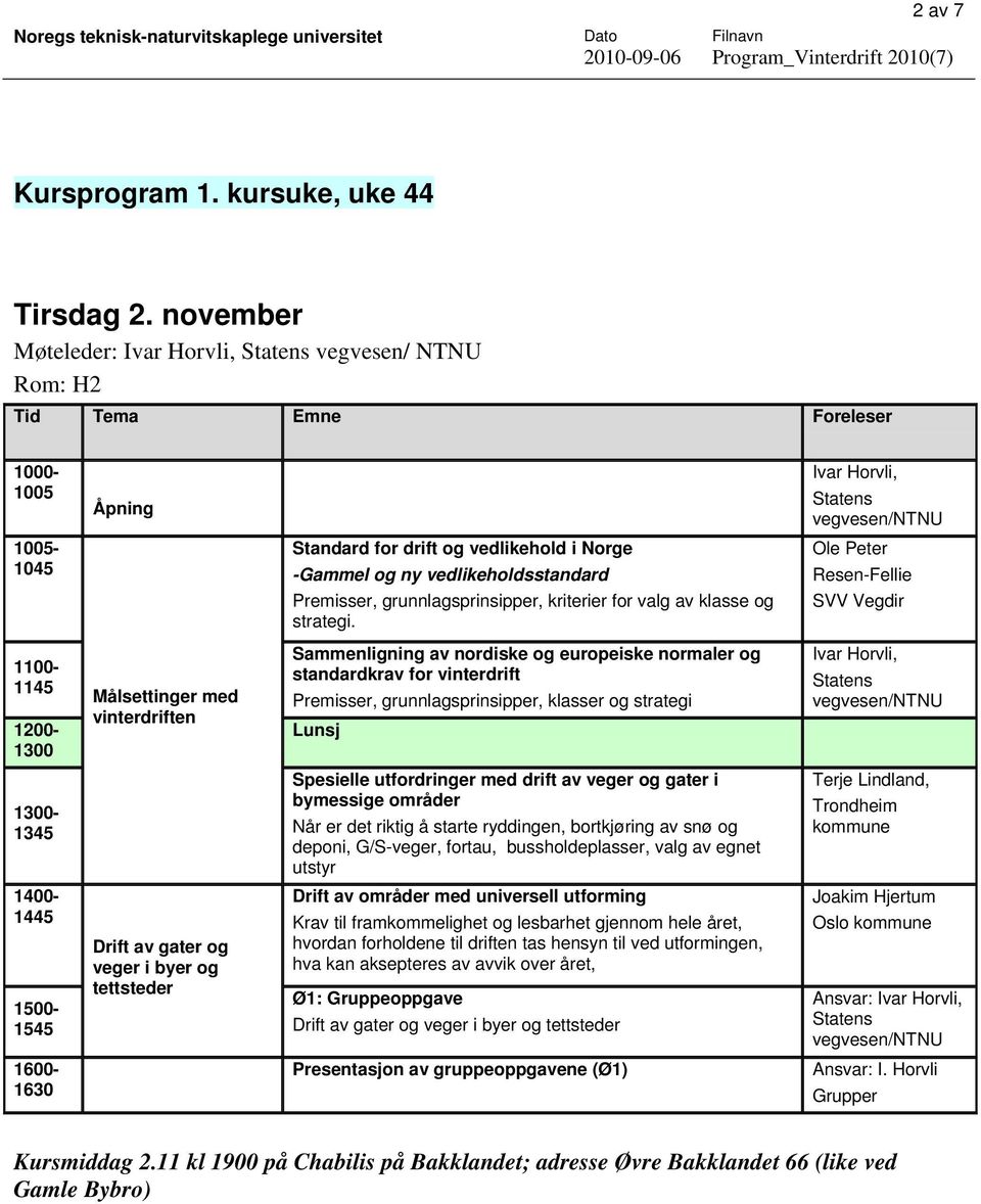 grunnlagsprinsipper, kriterier for valg av klasse og strategi.