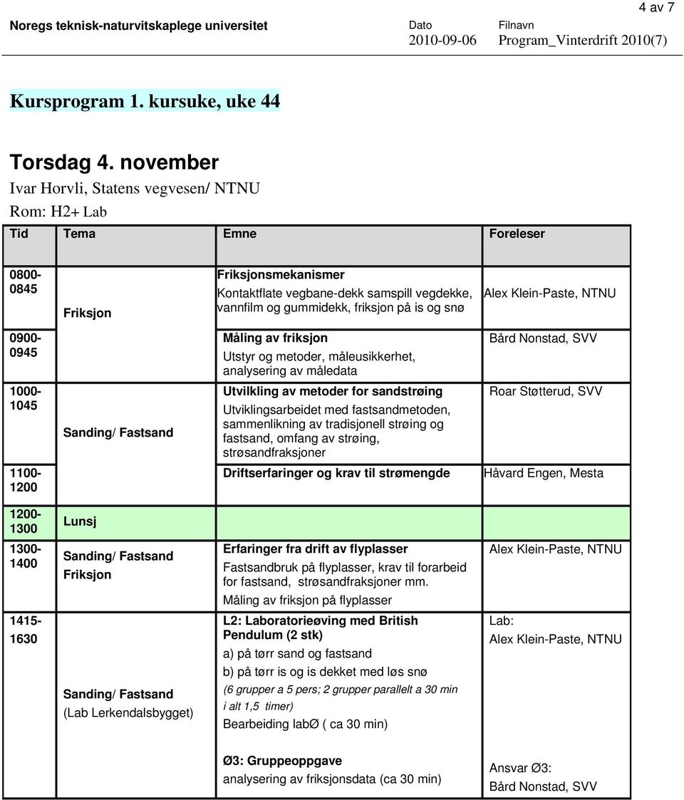 måleusikkerhet, analysering av måledata Bård Nonstad, SVV Sanding/ Fastsand Utvilkling av metoder for sandstrøing Utviklingsarbeidet med fastsandmetoden, sammenlikning av tradisjonell strøing og