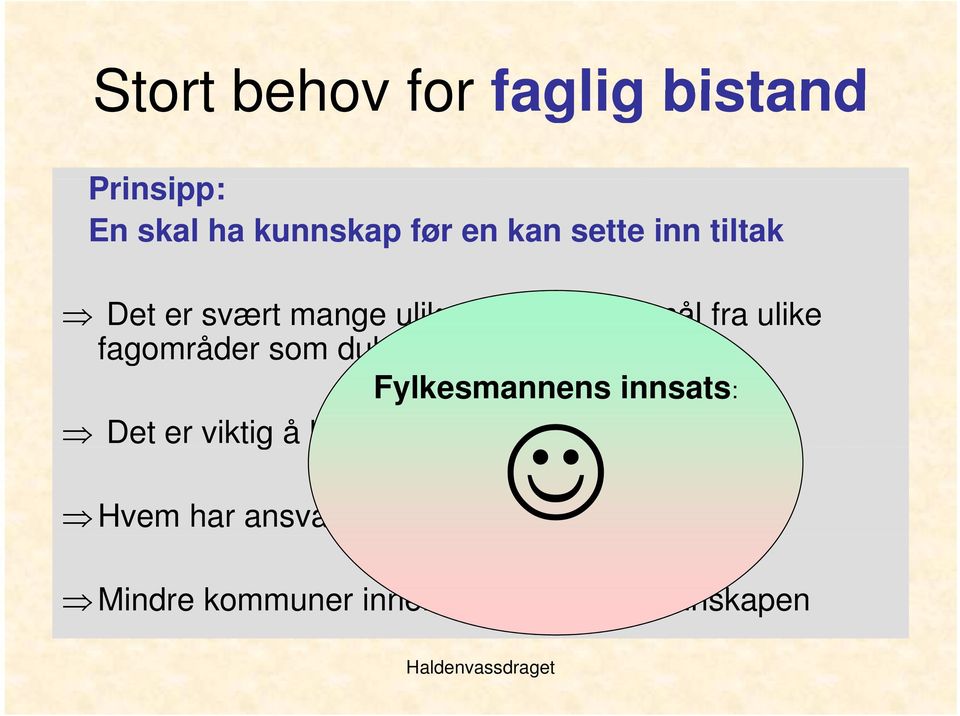 dukker opp og må besvares Fylkesmannens innsats: Det er viktig å holde orden på