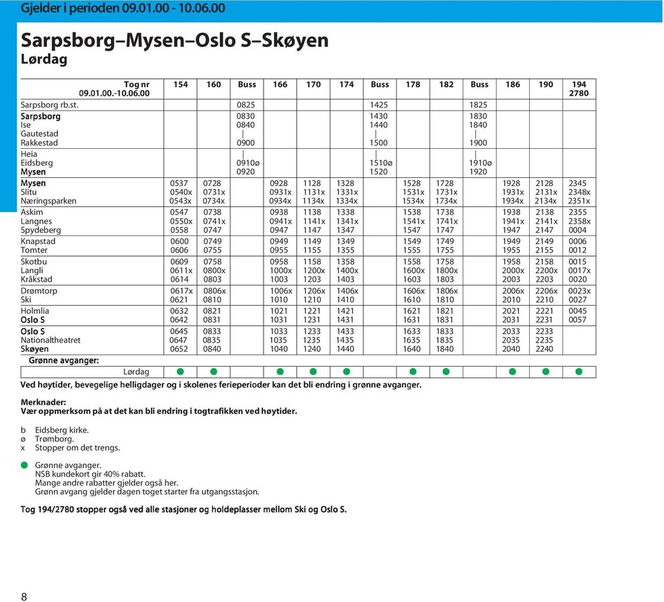 2345 Slitu 0540x 0731x 0931x 1131x 1331x 1531x 1731x 1931x 2131x 2348x Næringsparken 0543x 0734x 0934x 1134x 1334x 1534x 1734x 1934x 2134x 2351x Askim 0547 0738 0938 1138 1338 1538 1738 1938 2138