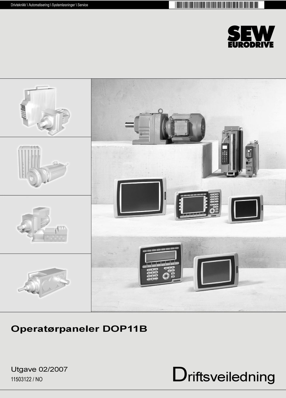 Operatørpaneler DOP11B Utgave