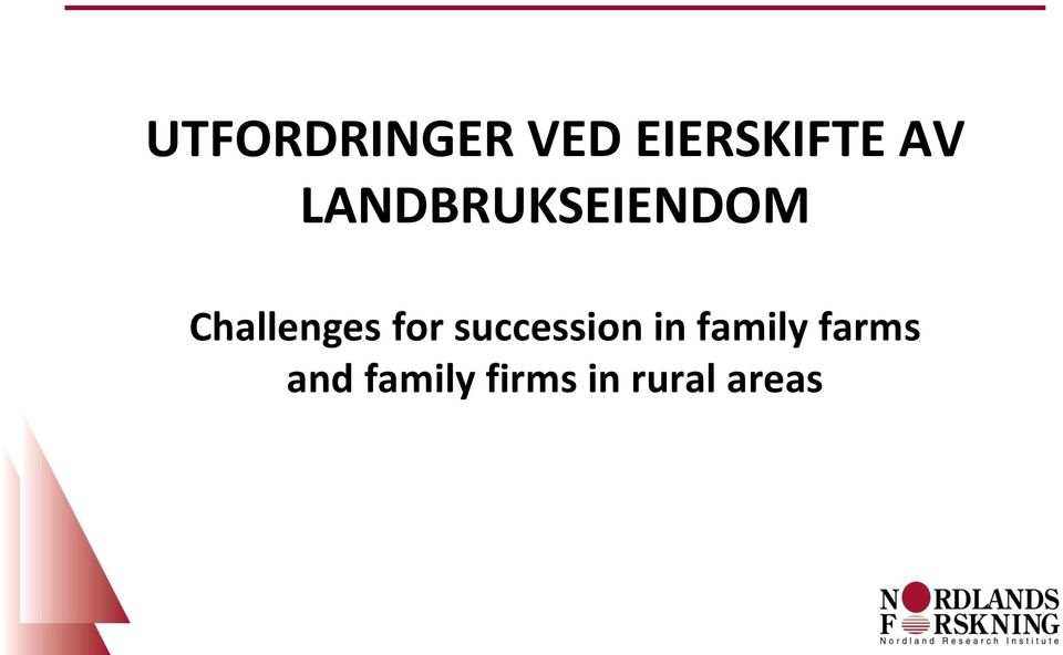 for succession in family farms