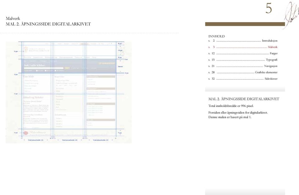 ÅPNINGSSIDE DIGITALARKIVET Total innholdsbredde