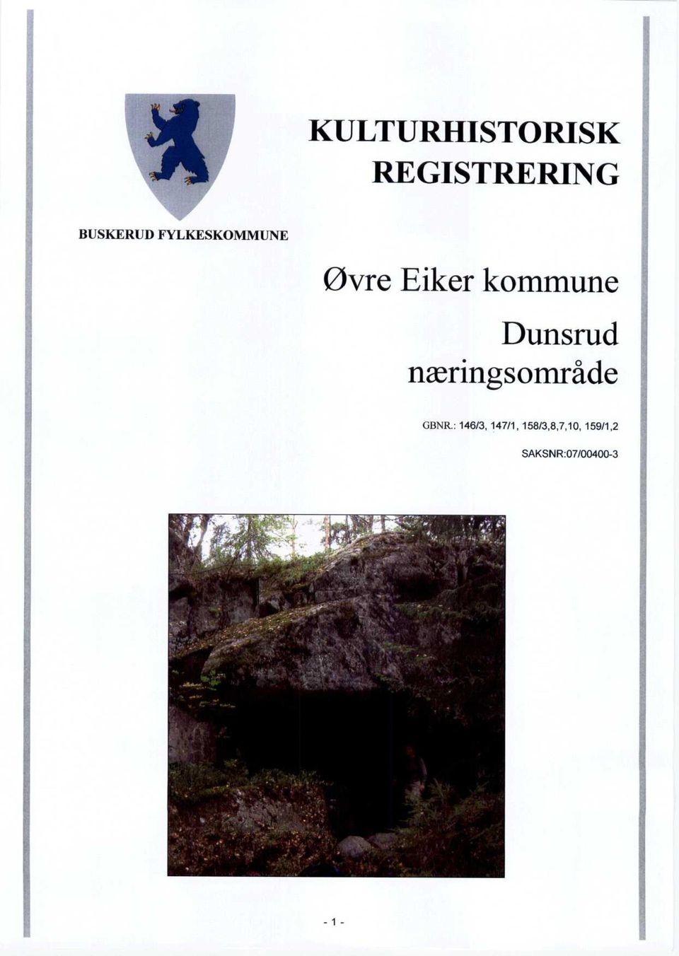 kommune Dunsrud næringsområde GBNR.