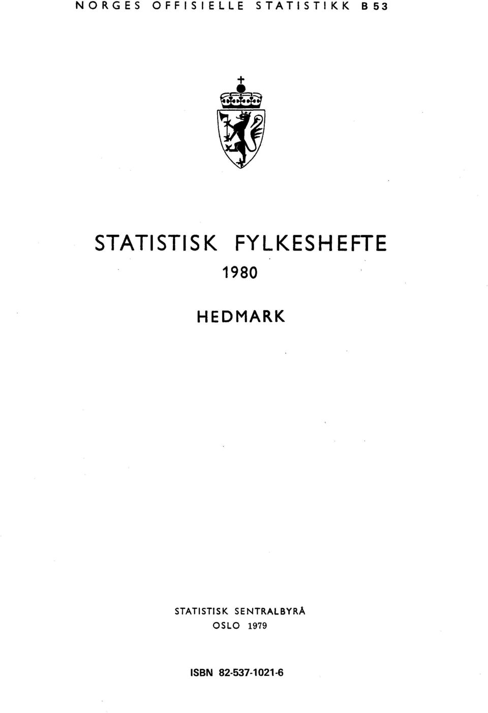1980 HEDMARK STATISTISK