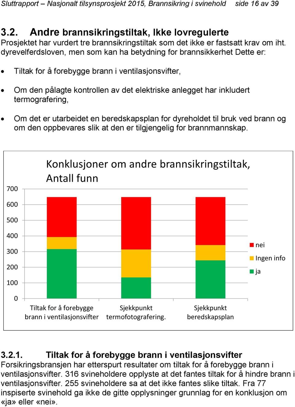 termografering, Om det er utarbeidet en beredskapsplan for dyreholdet til bruk ved brann og om den oppbevares slik at den er tilgjengelig for brannmannskap.