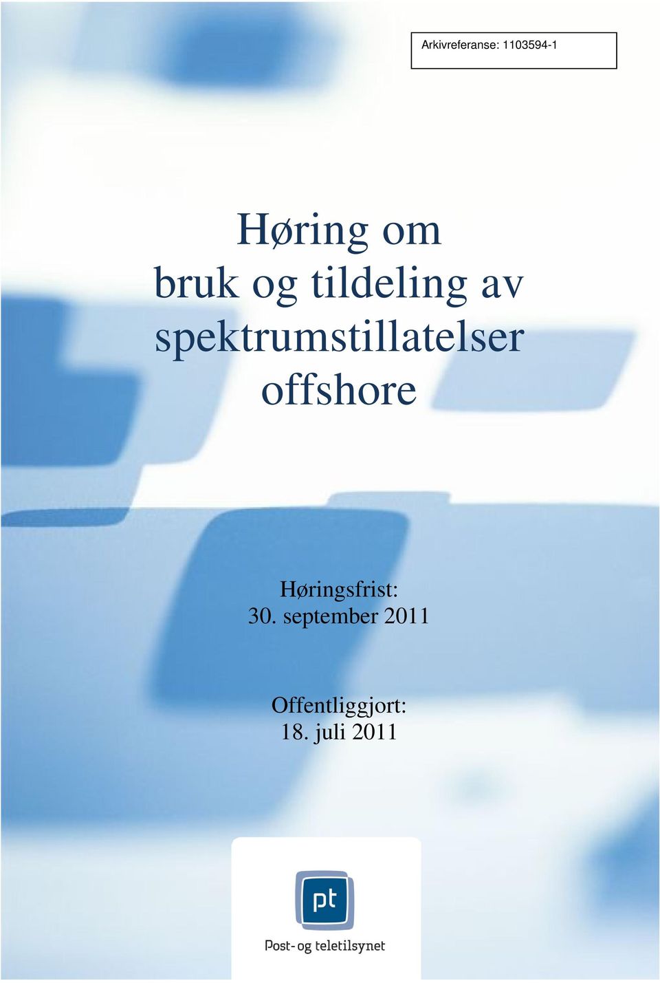 spektrumstillatelser offshore