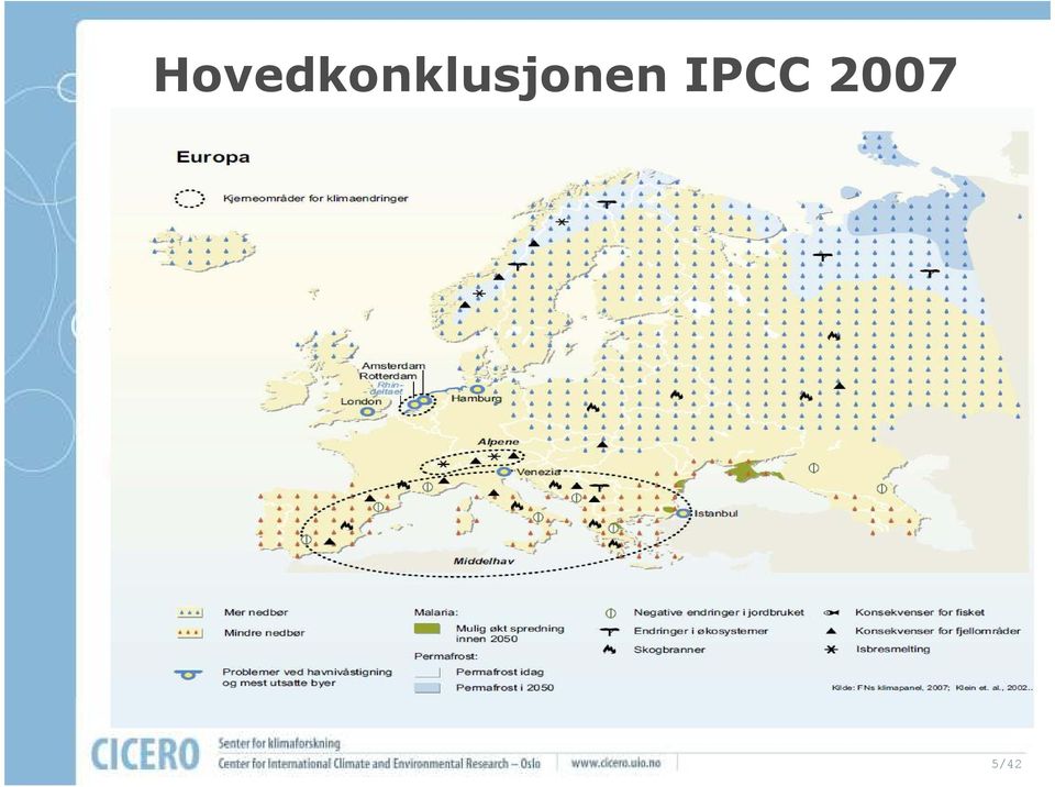 mesteparten av klimaendringene de siste 50 år er