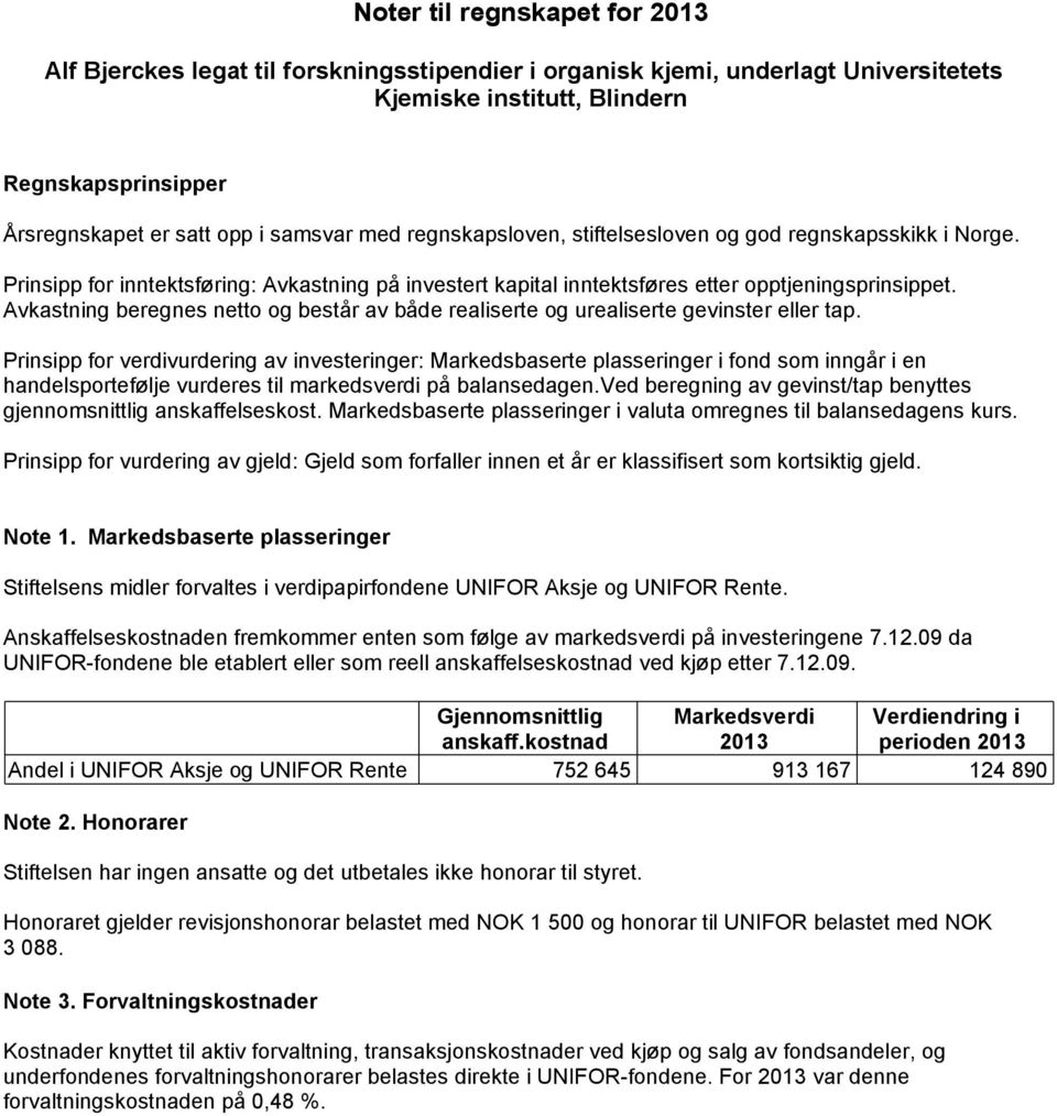 Avkastning beregnes netto og består av både realiserte og urealiserte gevinster eller tap.