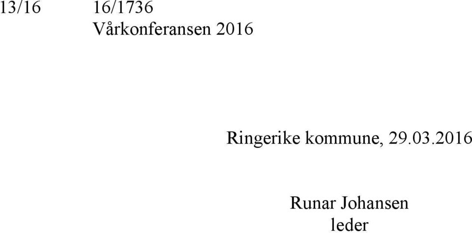 Ringerike kommune,