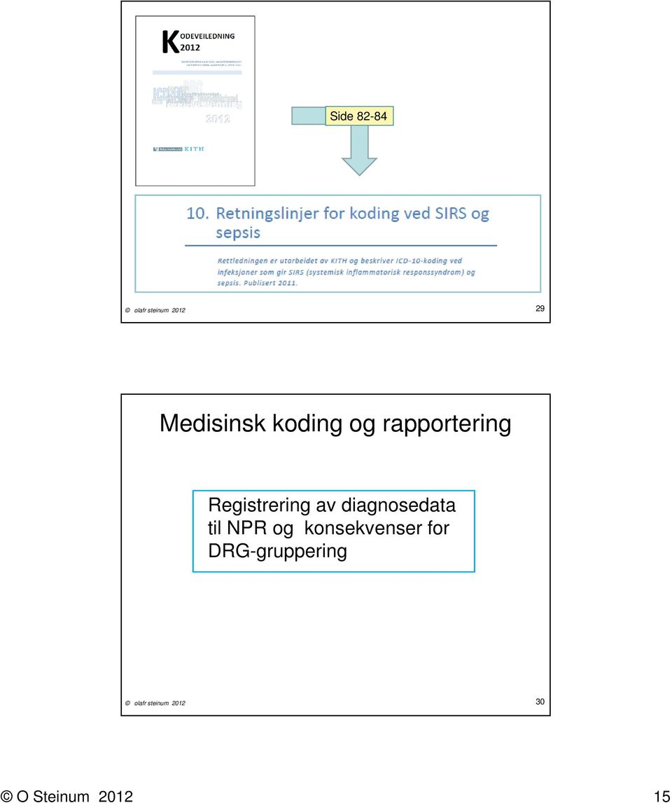 diagnosedata til NPR og konsekvenser for