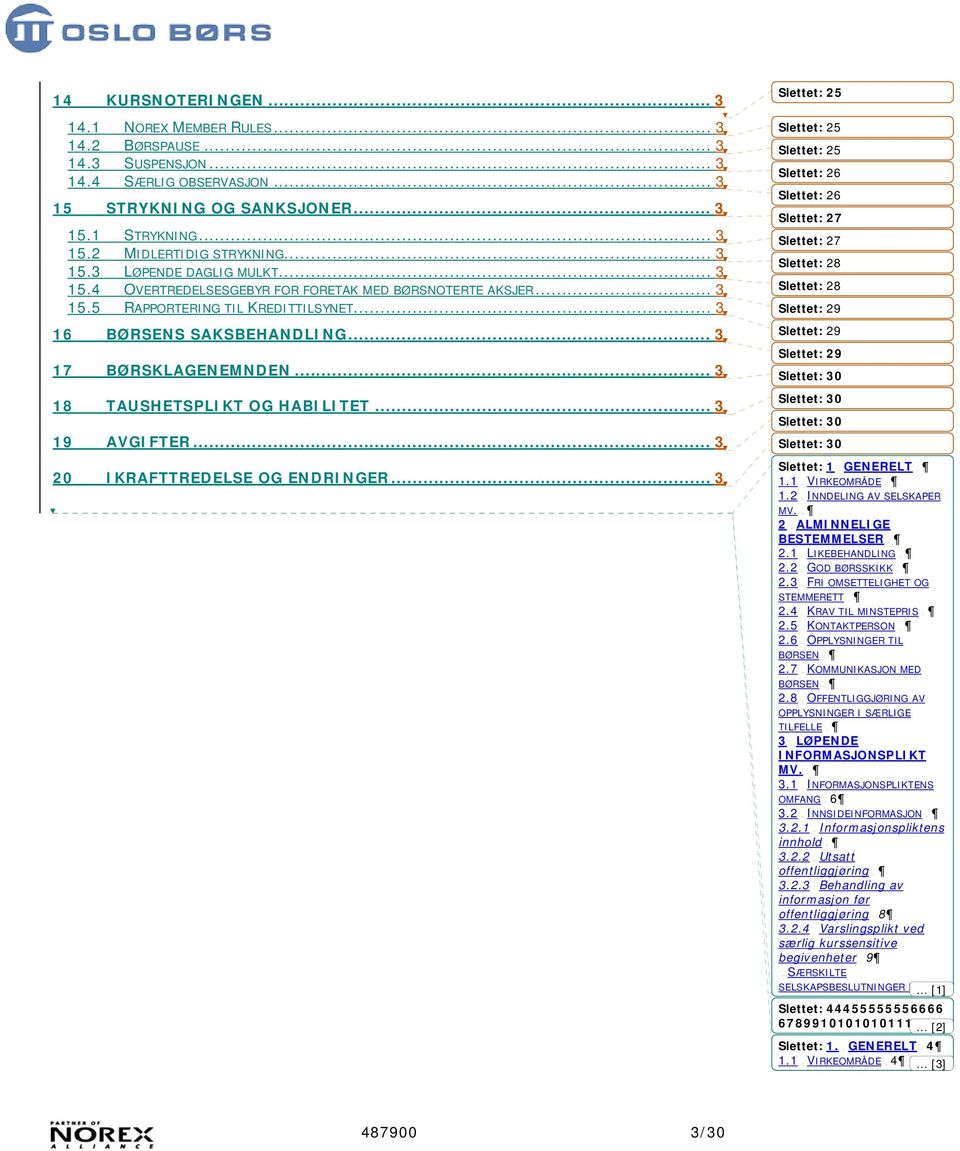 .. 3 18 TAUSHETSPLIKT OG HABILITET... 3 19 AVGIFTER... 3 20 IKRAFTTREDELSE OG ENDRINGER.