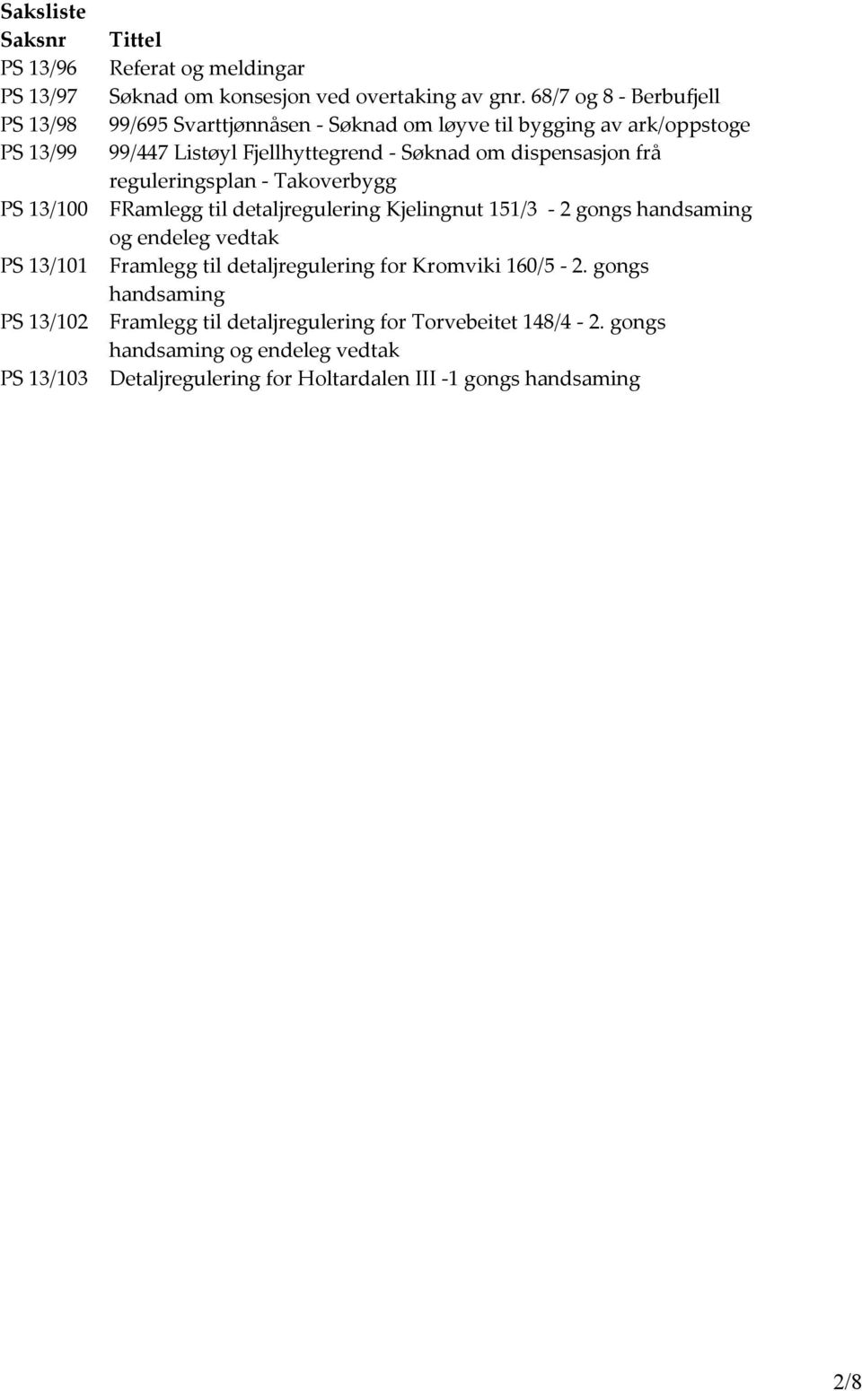 reguleringsplan - Takoverbygg FRamlegg til detaljregulering Kjelingnut 151/3-2 gongs handsaming og endeleg vedtak Framlegg til detaljregulering for Kromviki