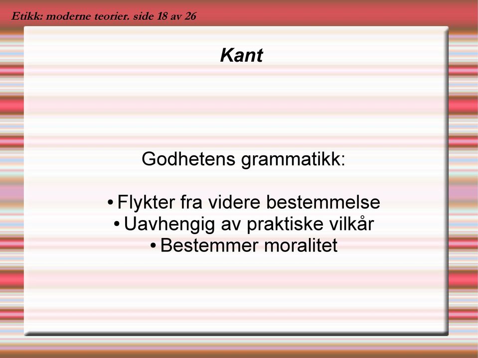 grammatikk: Flykter fra videre