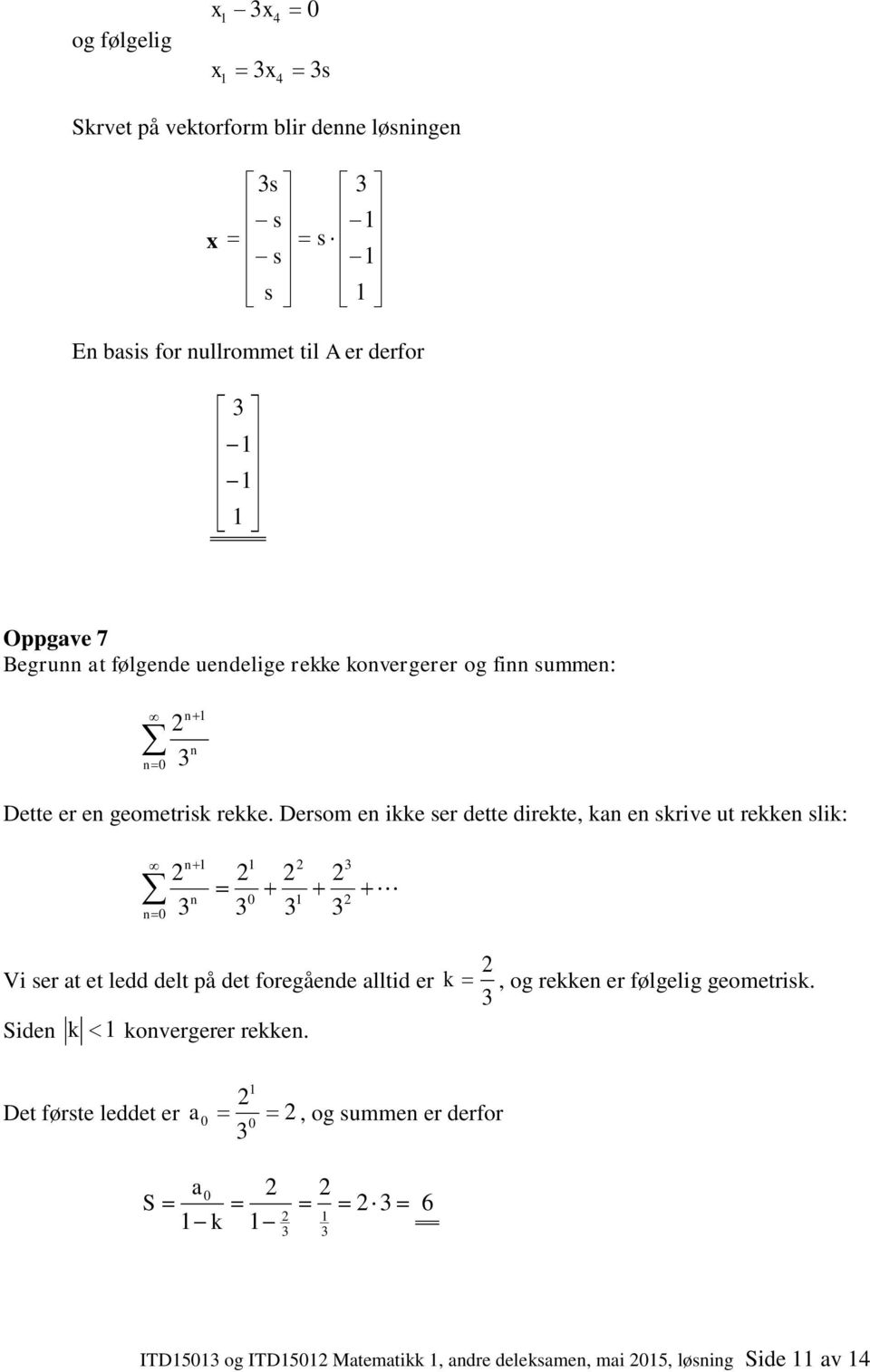 geometrik rekke.