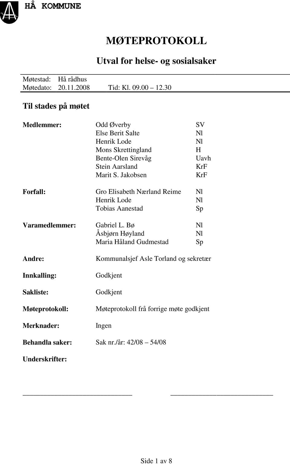 Jakobsen Gro Elisabeth Nærland Reime Henrik Lode Tobias Aanestad Gabriel L.