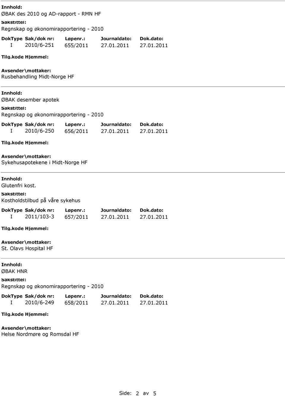 Midt-Norge HF nnhold: Glutenfri kost.