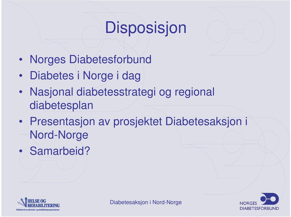 regional diabetesplan Presentasjon av