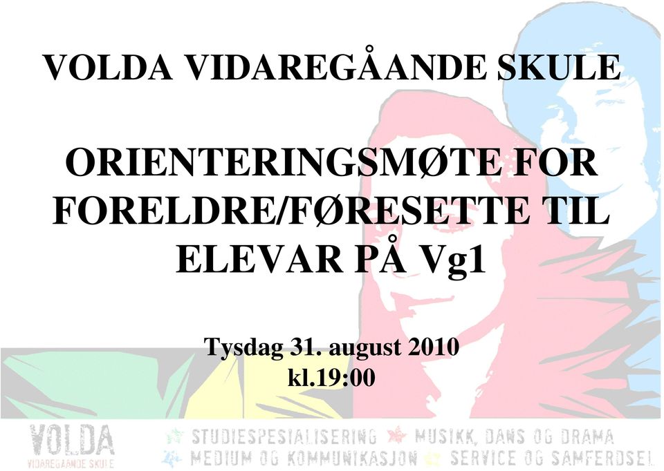 FORELDRE/FØRESETTE TIL