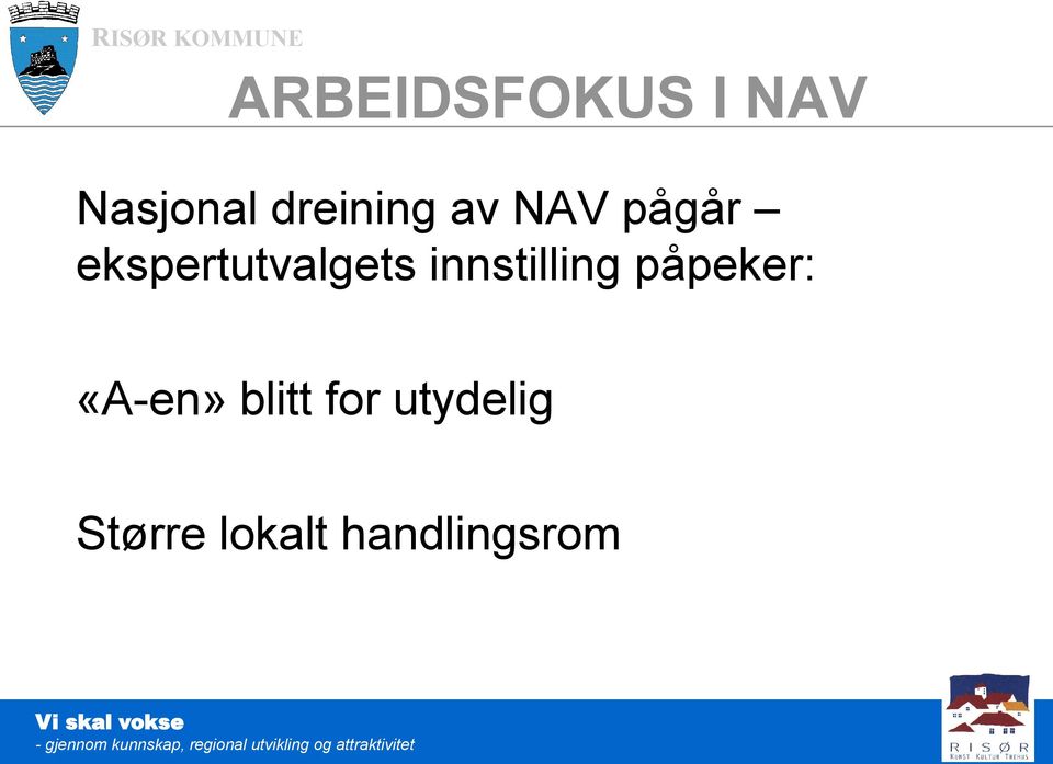 ekspertutvalgets innstilling