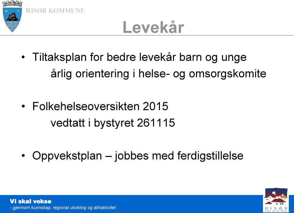 omsorgskomite Folkehelseoversikten 2015