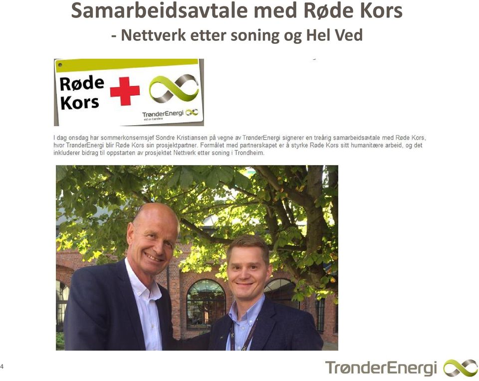 med Røde Kors -