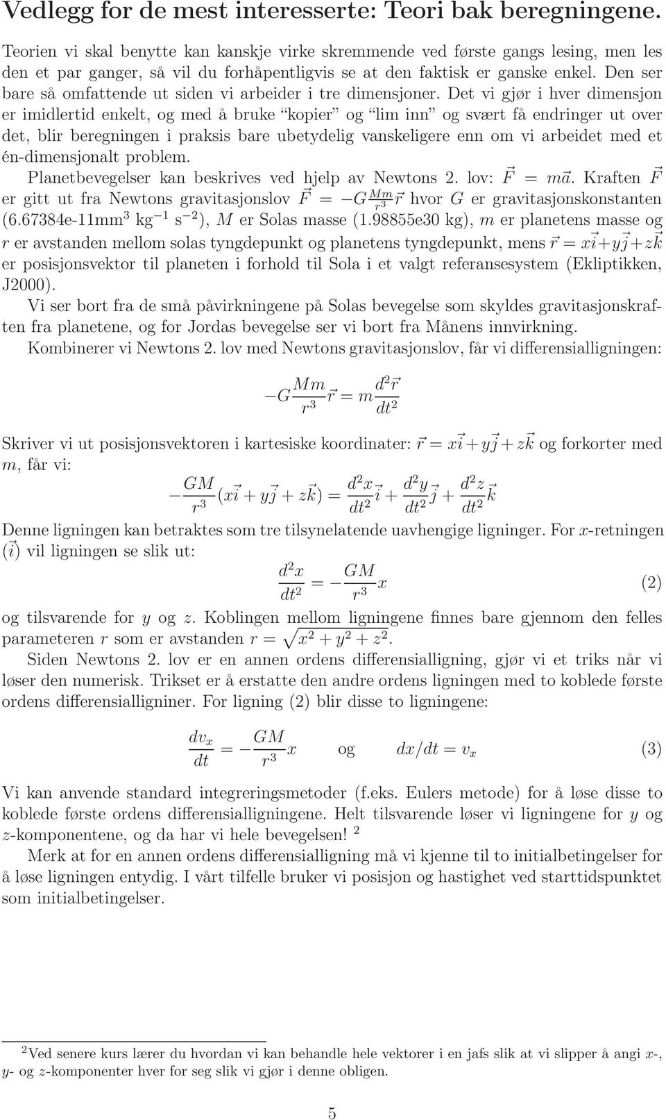 Den ser bare så omfattende ut siden vi arbeider i tre dimensjoner.