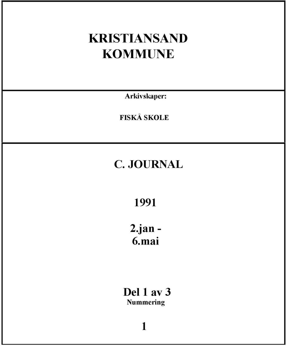 C. JOURNAL 1991 2.