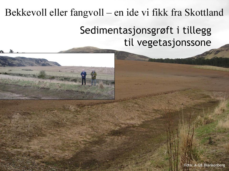 Sedimentasjonsgrøft i tillegg