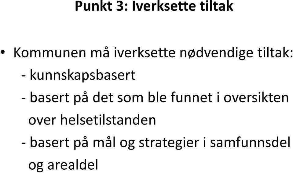 det som ble funnet i oversikten over