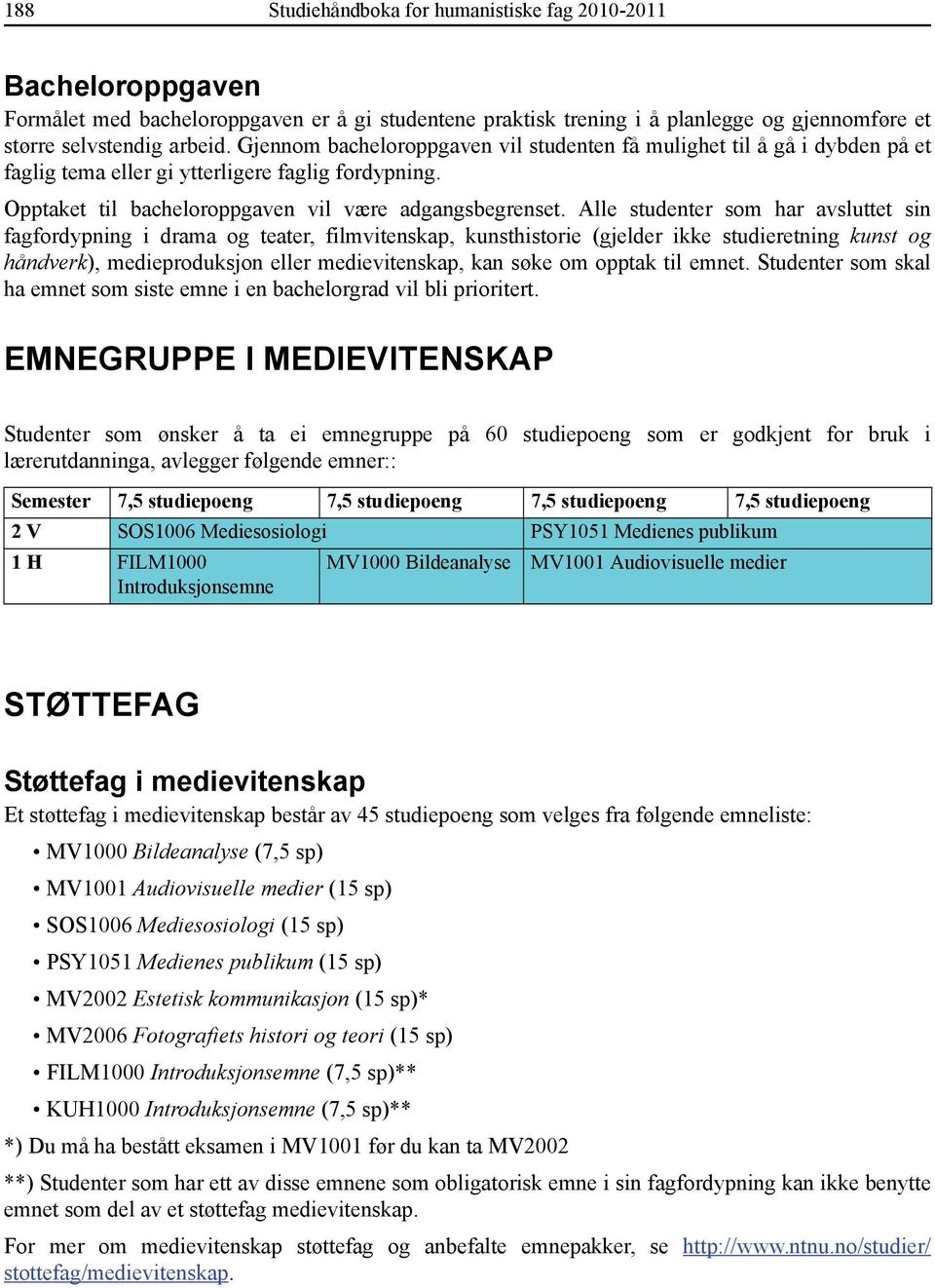 Alle studenter som har avsluttet sin fagfordypning i drama og teater, filmvitenskap, kunsthistorie (gjelder ikke studieretning kunst og håndverk), medieproduksjon eller medievitenskap, kan søke om