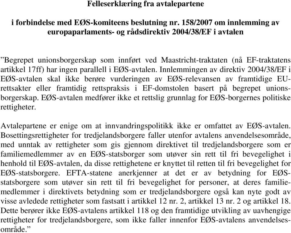 EØS-avtalen.