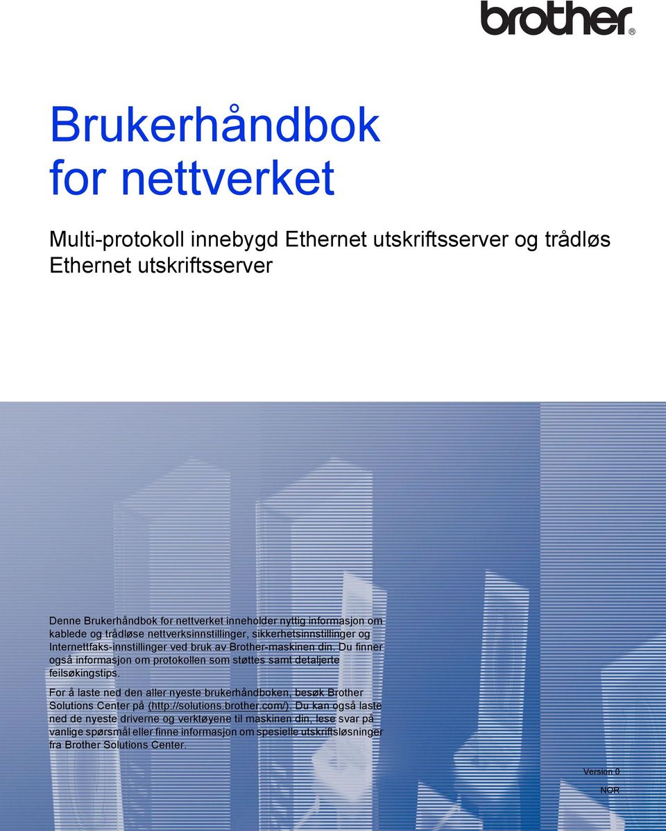 Du finner også informasjon om protokollen som støttes samt detaljerte feilsøkingstips.