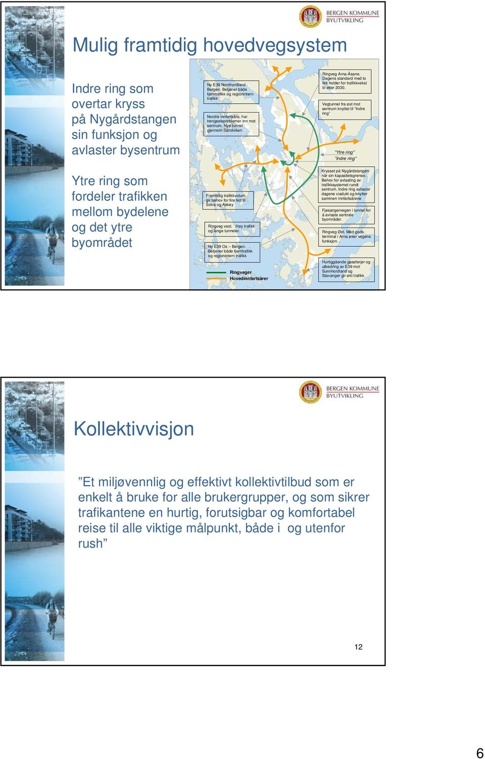 Dagens standard med to felt holder for trafikkvekst til etter 2030.