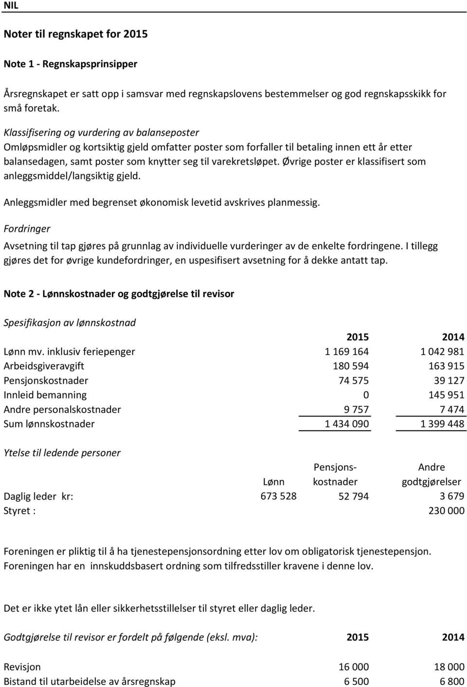 varekretsløpet. Øvrige poster er klassifisert som anleggsmiddel/langsiktig gjeld. Anleggsmidler med begrenset økonomisk levetid avskrives planmessig.