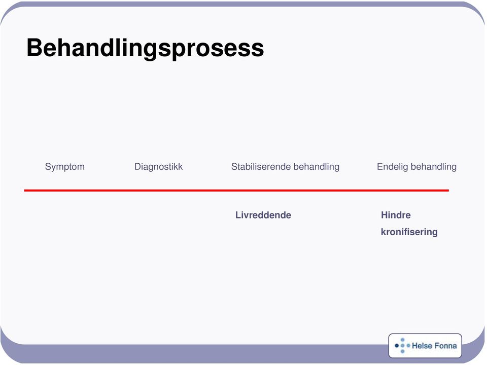 behandling Endelig