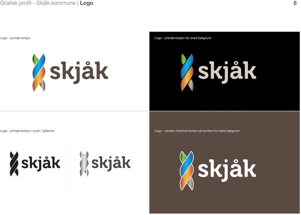 bakgrunn Logo - primærversjon i svart / gråtonar