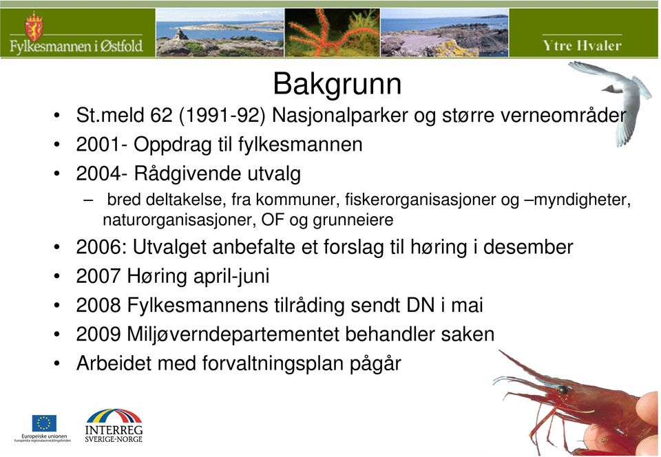 utvalg bred deltakelse, fra kommuner, fiskerorganisasjoner og myndigheter, naturorganisasjoner, OF og