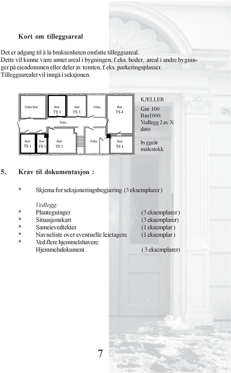 Felles Bod a b c d Bod Bod Bod Felles Bod TS 1 TS 3 TS 4 Kjellergang Entre KJELLER Gnr 100 Bnr1000 Vedlegg 2 av X dato Bod Bod Bod Felles Bod Bod TS 1 TS 1 TS 3 TS 4 a a b c d byggeår