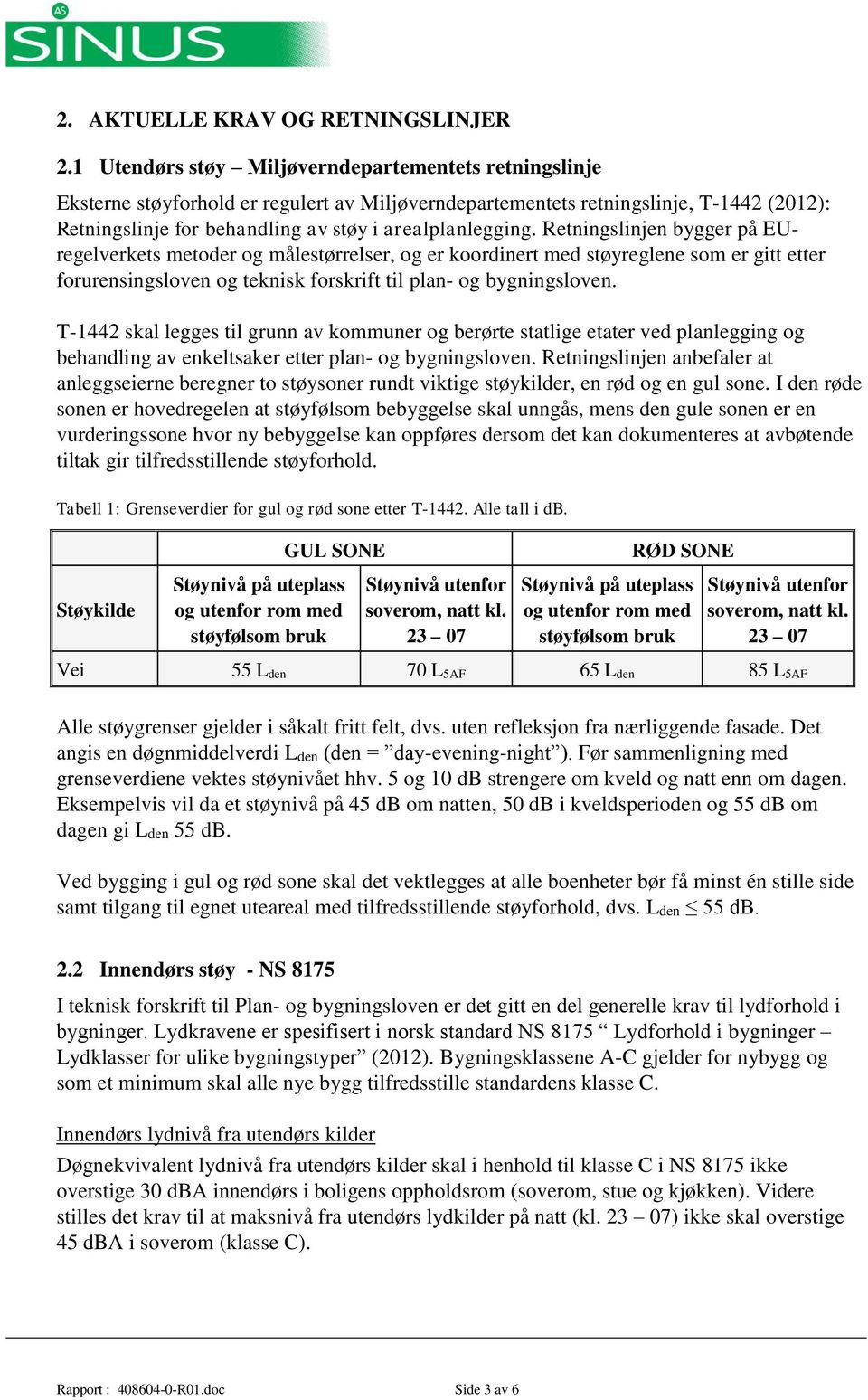 Retningslinjen bygger på EUregelverkets metoder og målestørrelser, og er koordinert med støyreglene som er gitt etter forurensingsloven og teknisk forskrift til plan- og bygningsloven.