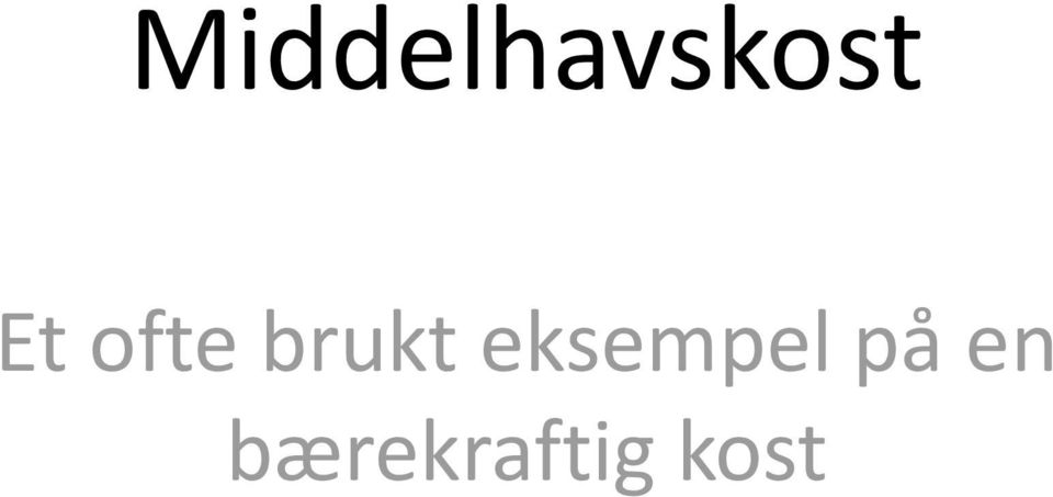 eksempel på en