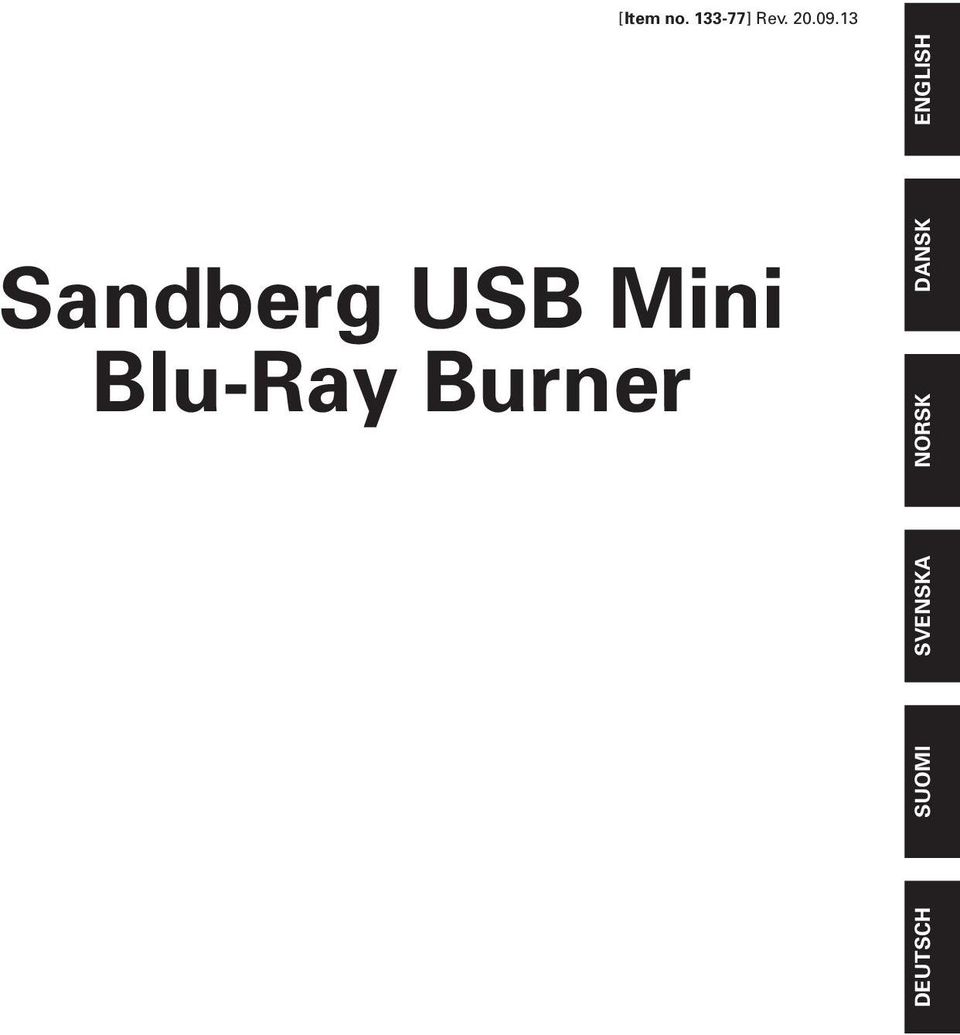 Mini Blu-Ray Burner