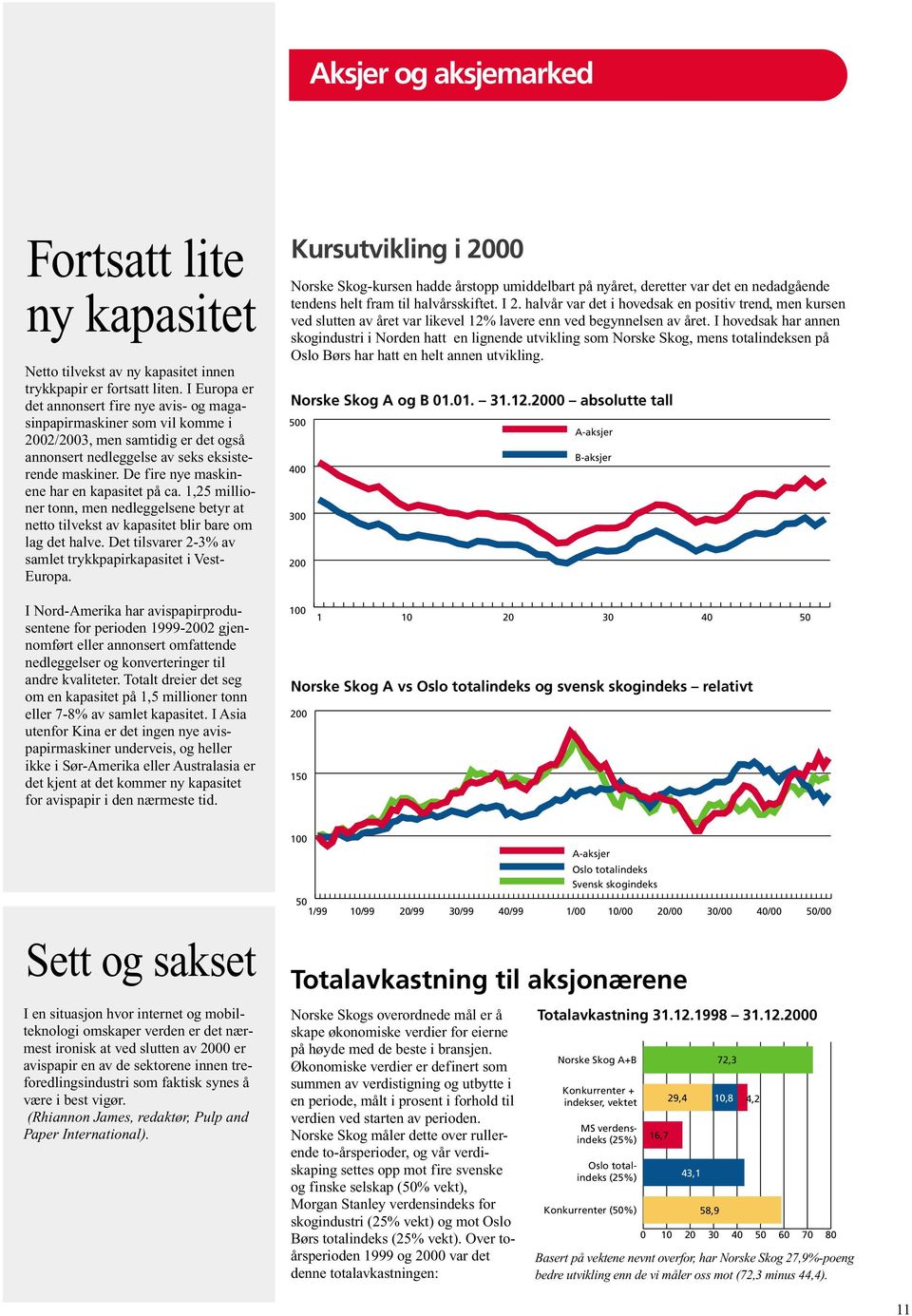 De fire nye maskinene har en kapasitet på ca. 1,25 millioner tonn, men nedleggelsene betyr at netto tilvekst av kapasitet blir bare om lag det halve.