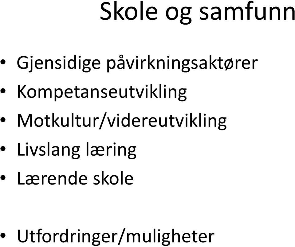 Kompetanseutvikling